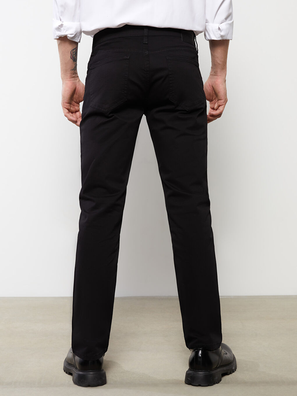 LCWAIKIKI Classic Slim Fit Gabardine Men's Chino Trousers -S2BB52Z8-CVL