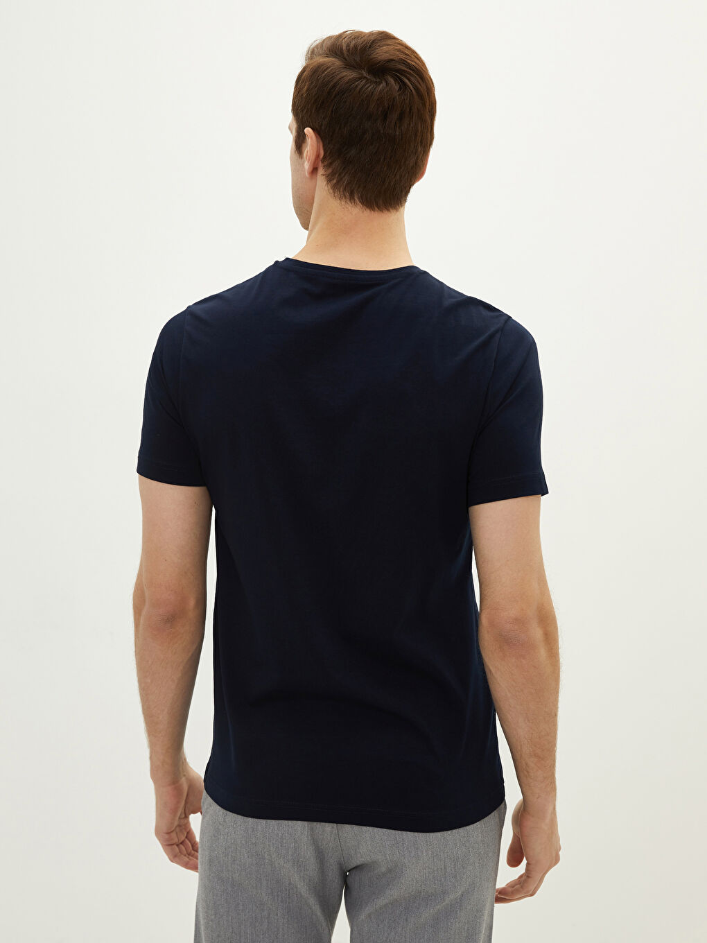 Crew Neck Jersey Men's T-Shirt-4