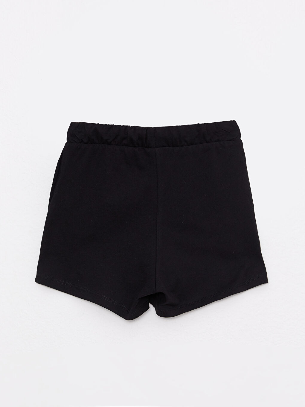 Шорты с эластичным поясом и принтом для девочек-1