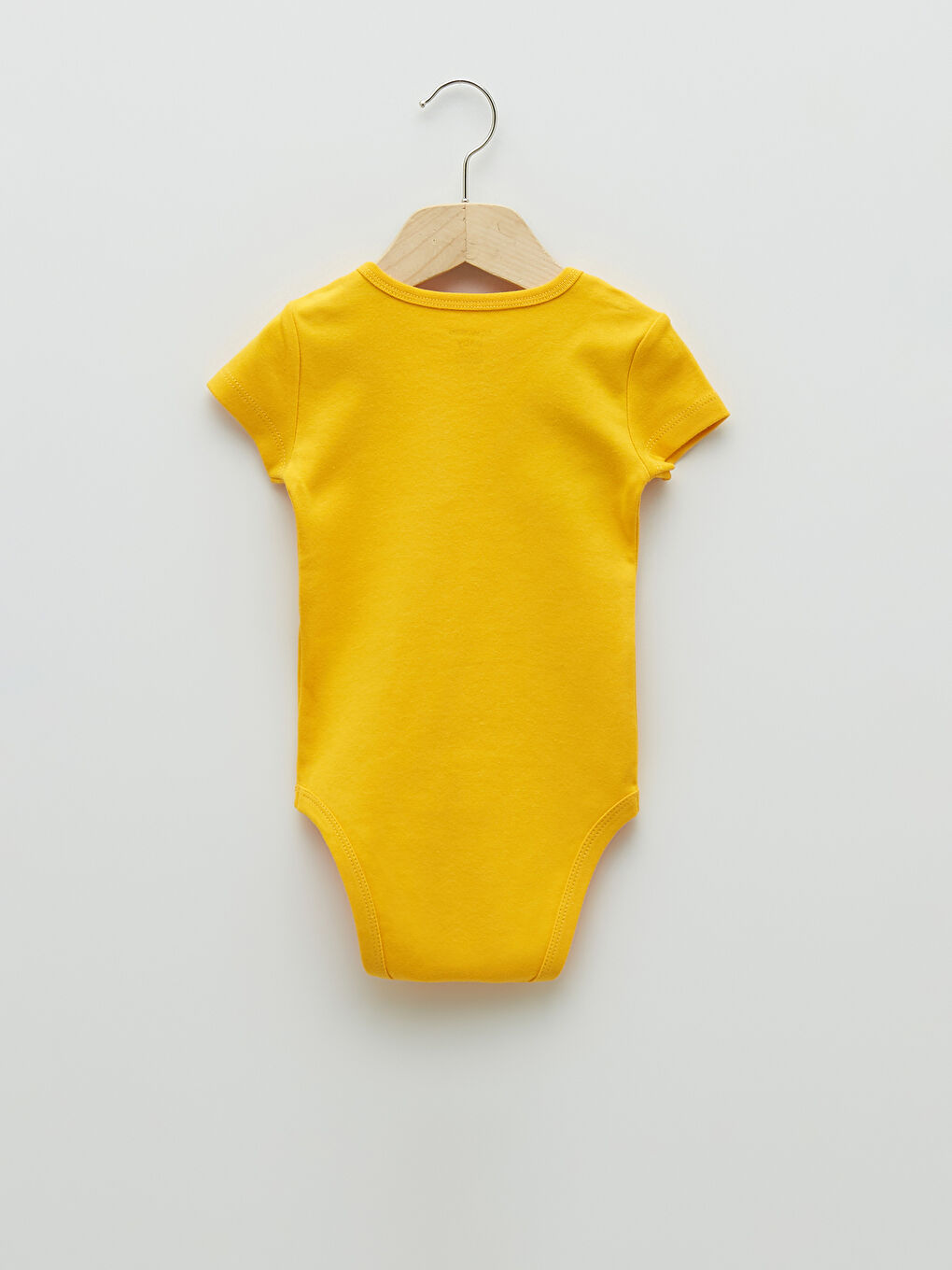 Crew Neck Short Sleeve Printed Cotton Baby Boy Snap Button Body 2 Pack-2