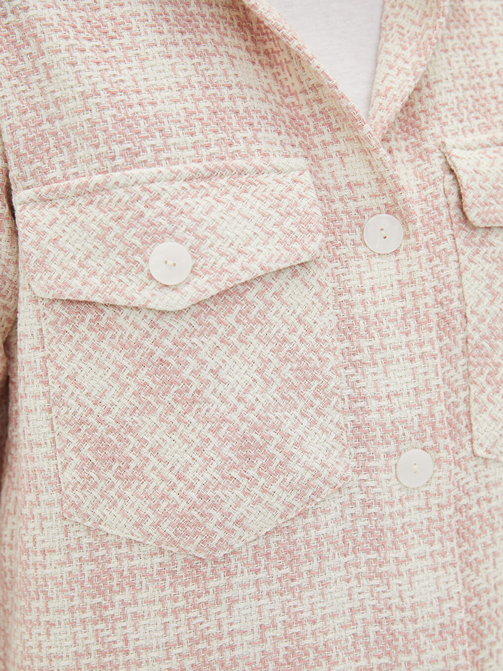 Tunică Cămașă Supradimensionată cu Mânecă Lungă în Carouri pentru Femei-2