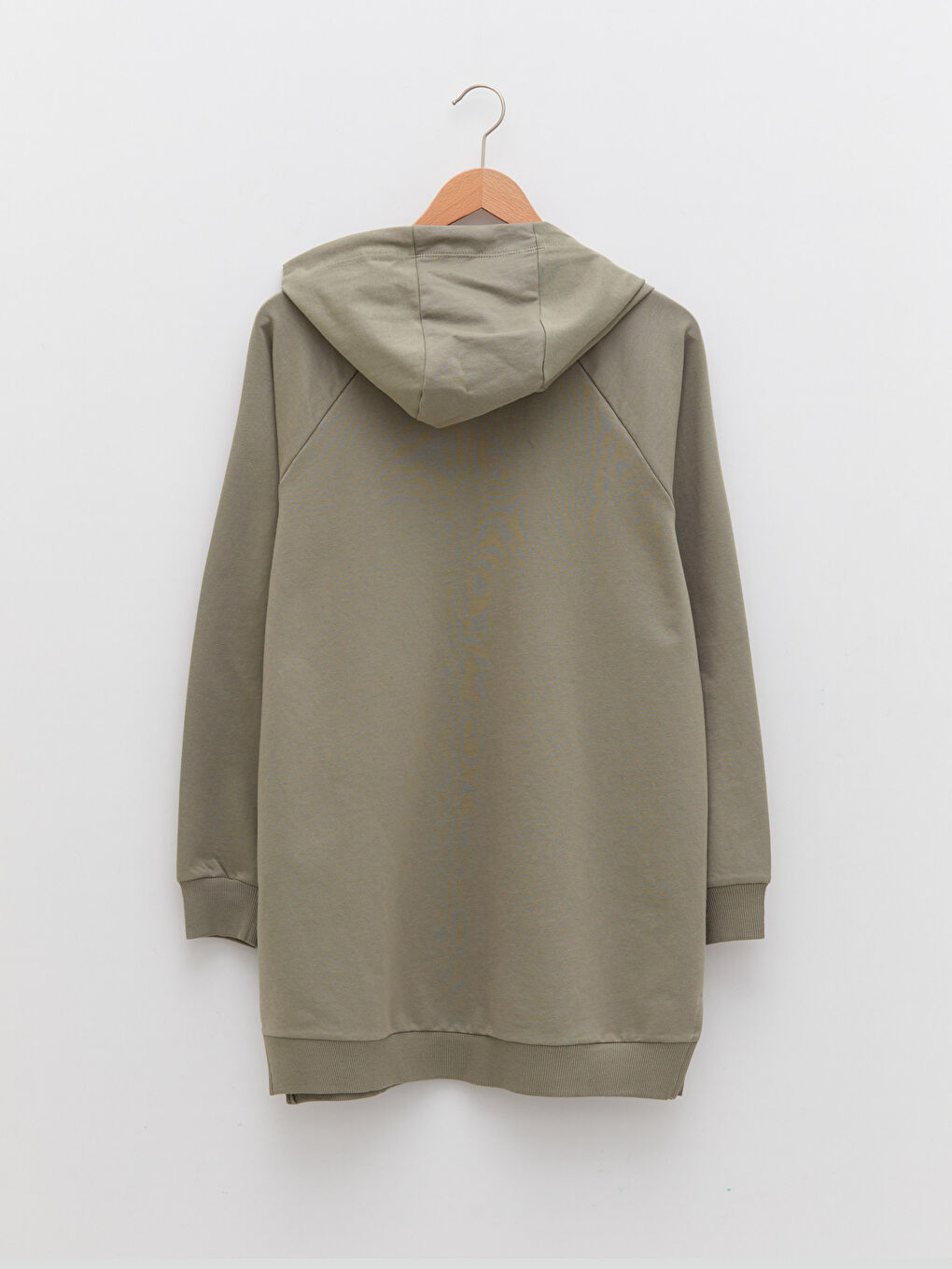 LCW Modest Hooded Plain Long Sleeve Oversize Women's Sweatshirt Tunic -S2BC66Z8-RQ2