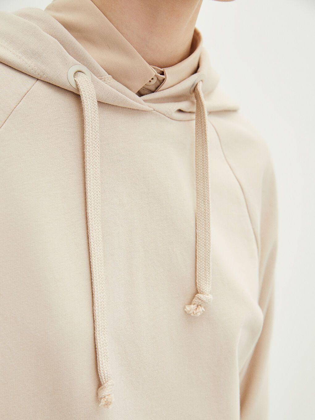 LCW Modest Hooded Plain Long Sleeve Oversize Women's Sweatshirt Tunic -S2BC66Z8-RZ9