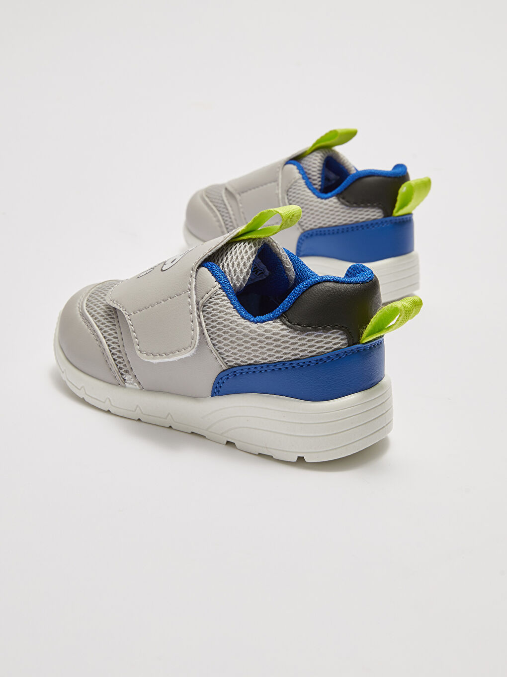 Gri Snoopy Lisanslı Cırt Cırtlı Erkek Bebek Spor Ayakkabı-5