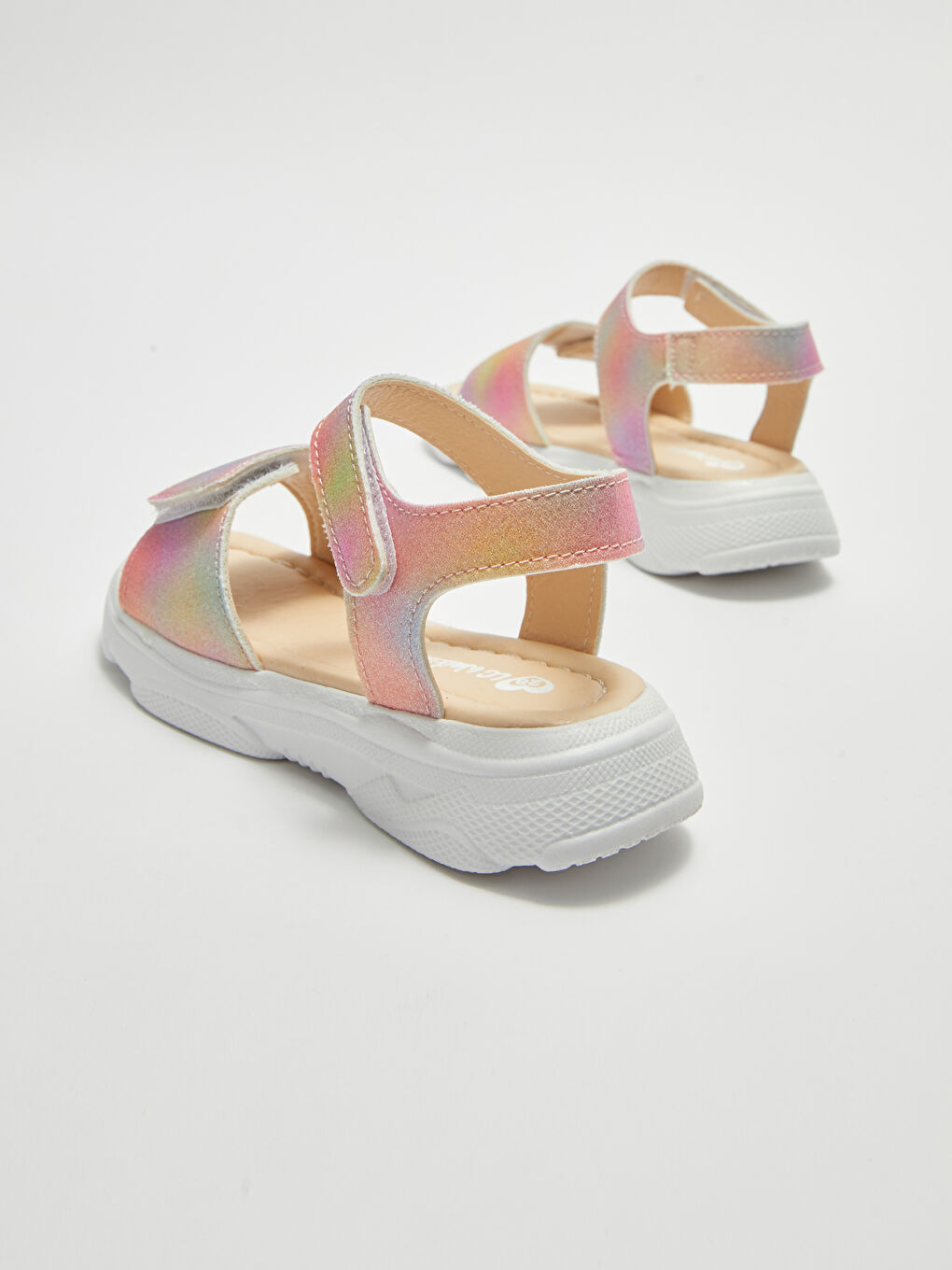 صنادل أطفال بنعل سميك وشريطين ڤيلكرو-4