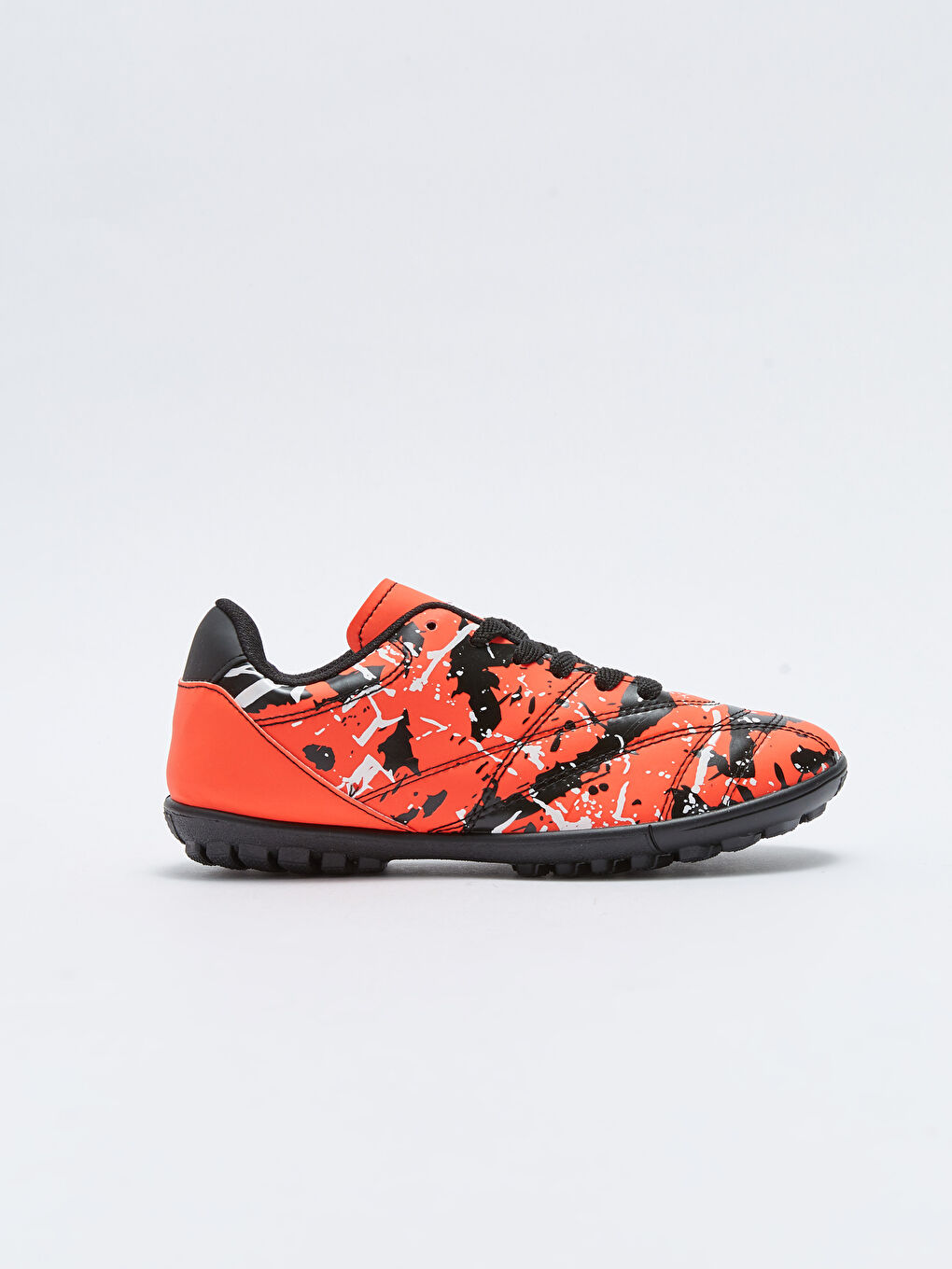 Turuncu Desenli Bağcıklı Erkek Çocuk Krampon-1