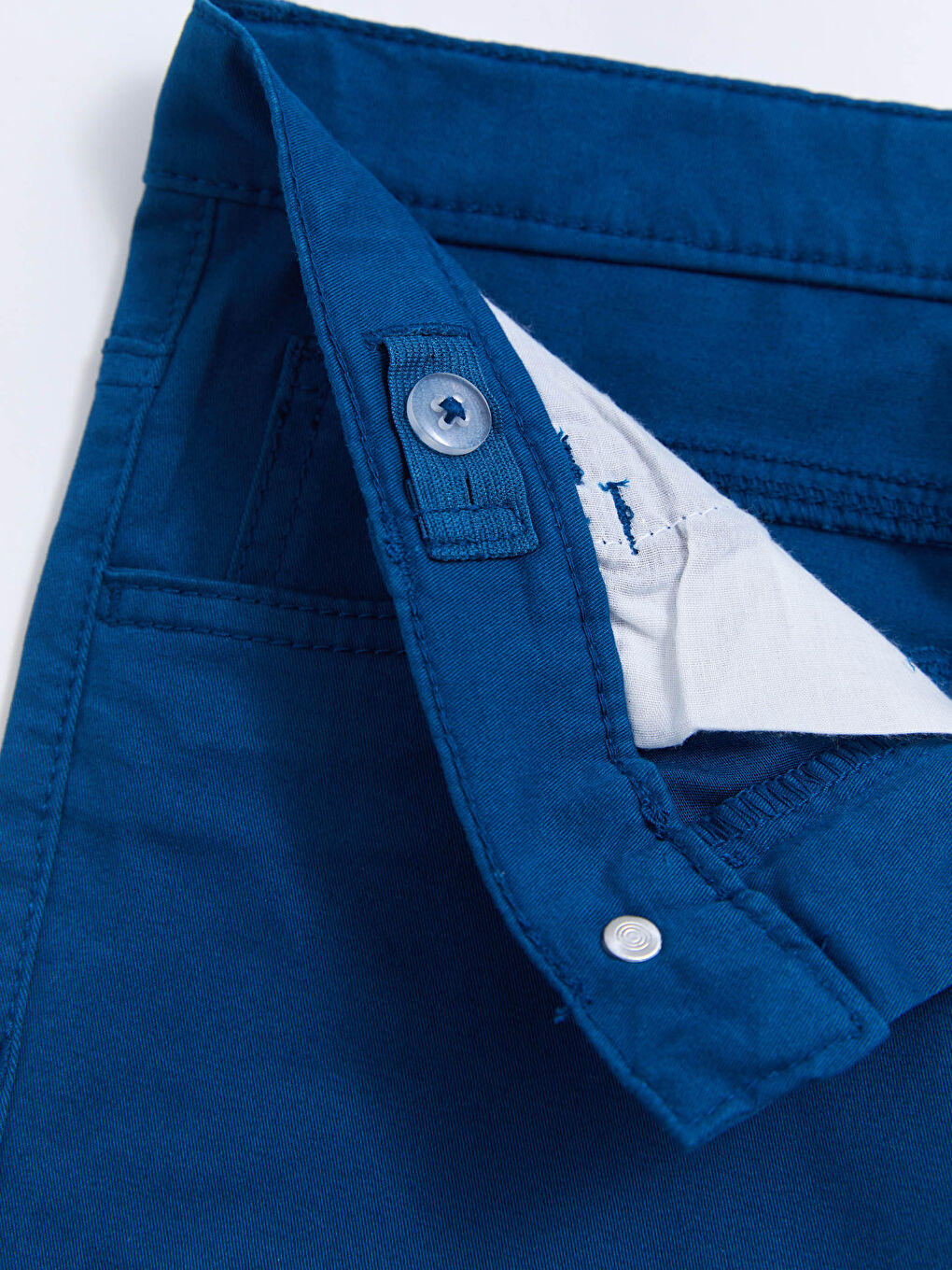 Pantalon Garçon Basique Super Slim en Gabardine-2