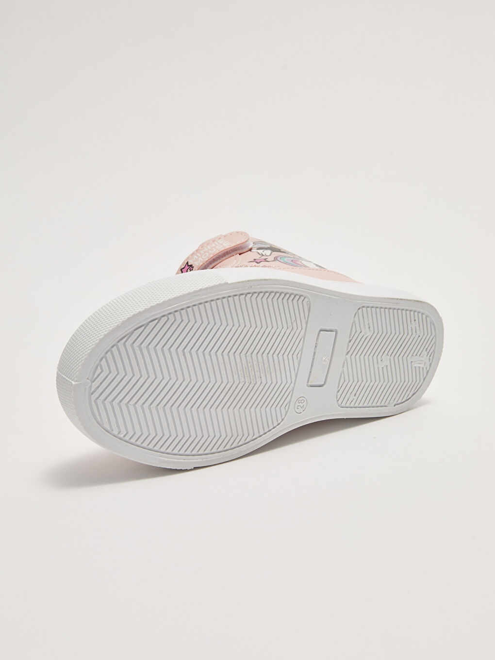 Pembe Minnie Mouse Lisanslı Bağcık Cırt Cırt ve Fermuarlı Kız Çocuk Bilek Boy Spor Ayakkabı-7