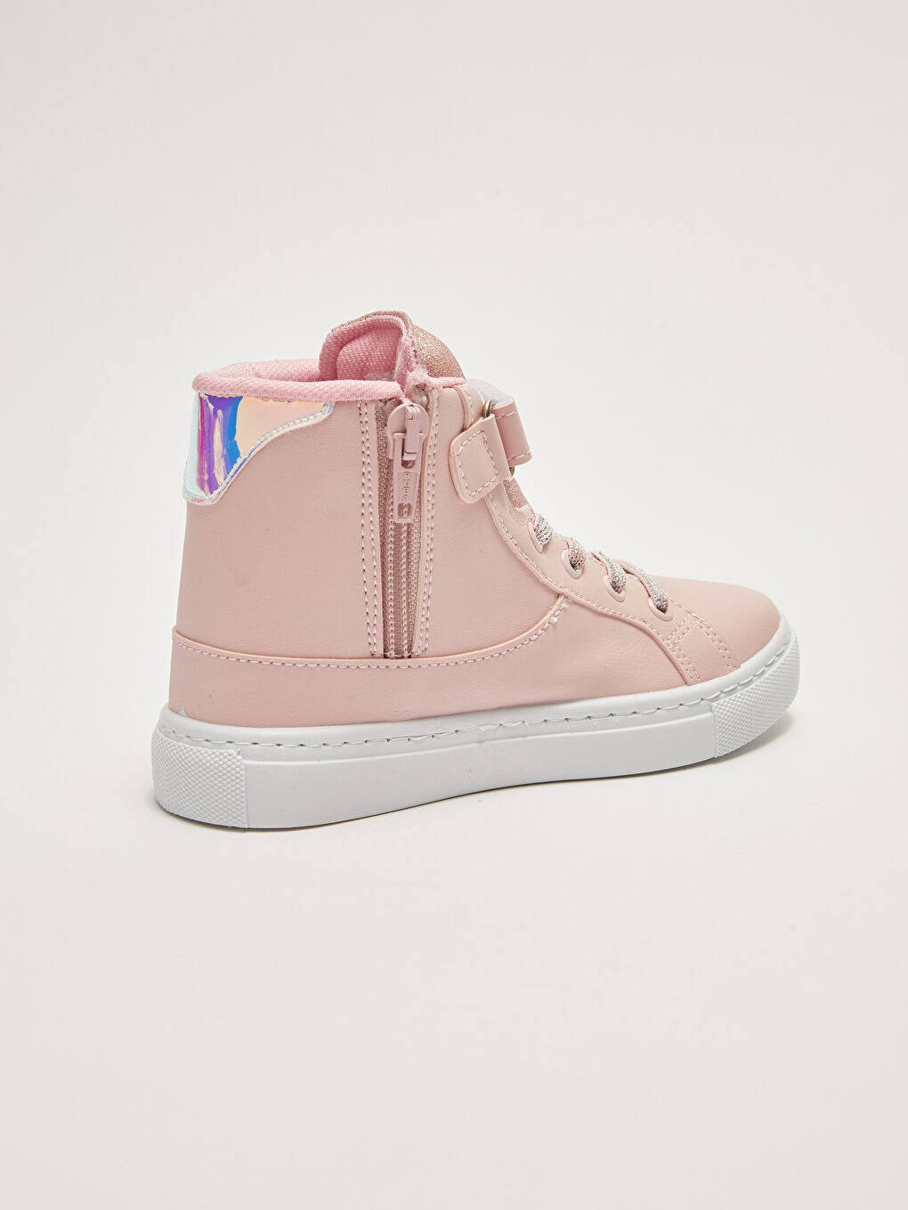 Pembe Minnie Mouse Lisanslı Bağcık Cırt Cırt ve Fermuarlı Kız Çocuk Bilek Boy Spor Ayakkabı-11