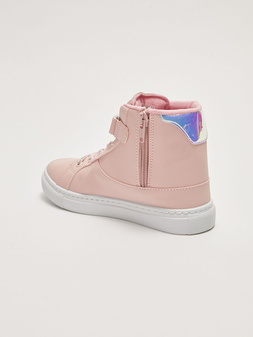 Pembe Minnie Mouse Lisanslı Bağcık Cırt Cırt ve Fermuarlı Kız Çocuk Bilek Boy Spor Ayakkabı-12