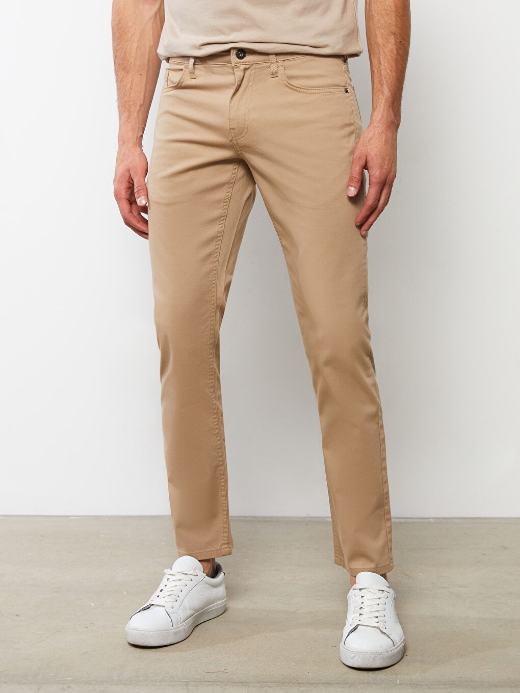 Slim Fit Gabardine Men's Chino Pants -S2BD35Z8-HZV