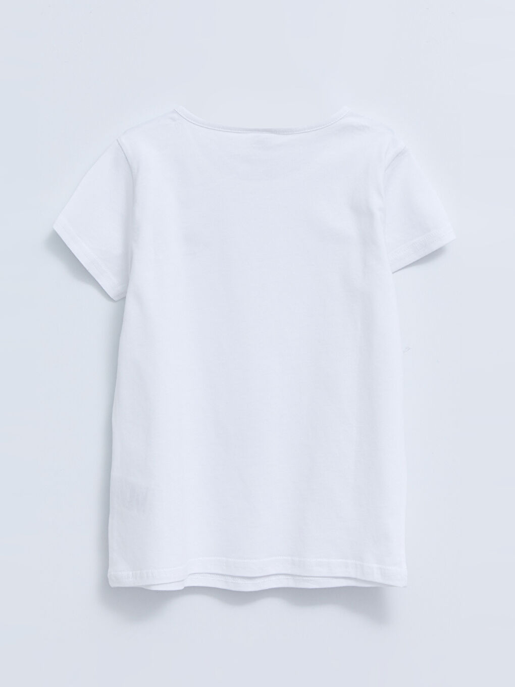 Lacivert Bisiklet Yaka Baskılı Kısa Kollu Pamuklu Kız Çocuk Şortlu Pijama Takımı-3