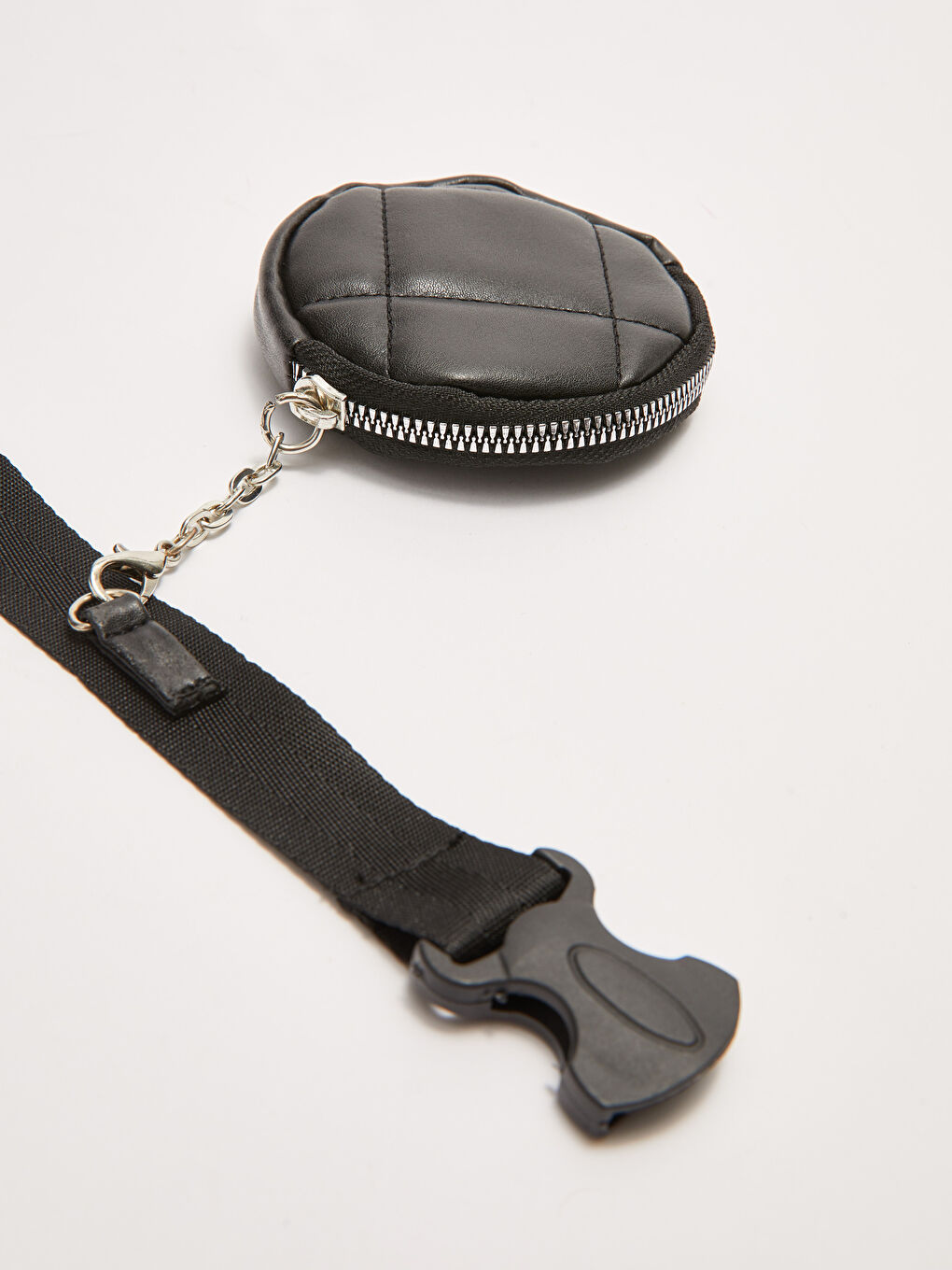 Leather Look Coin Accessory Waist Bag-7