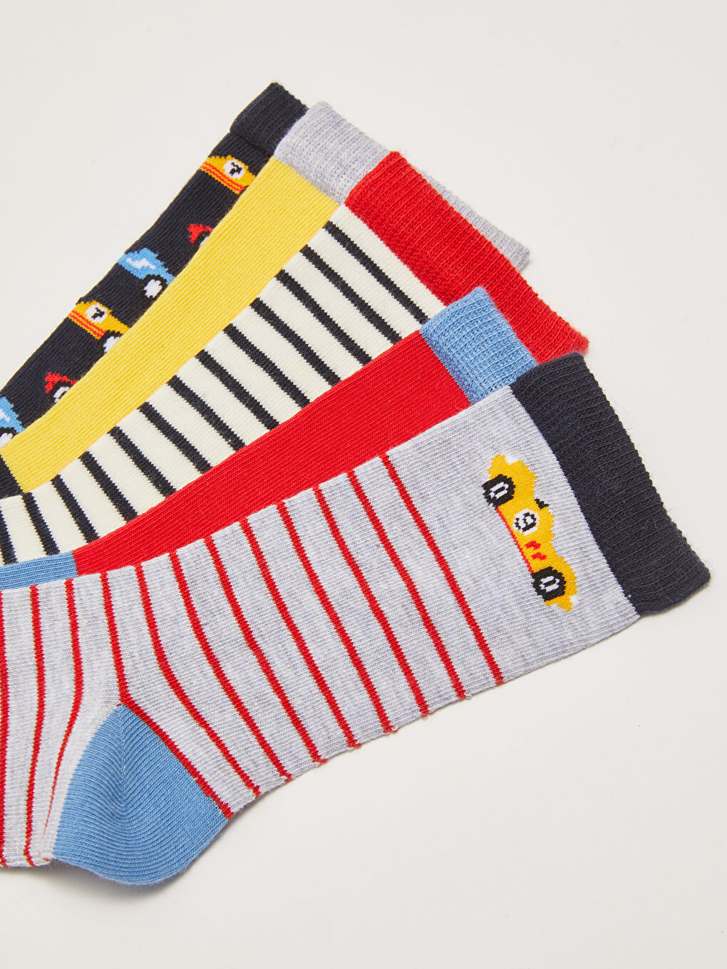 Karışık Erkek Çocuk Soket Çorap 5'li-2