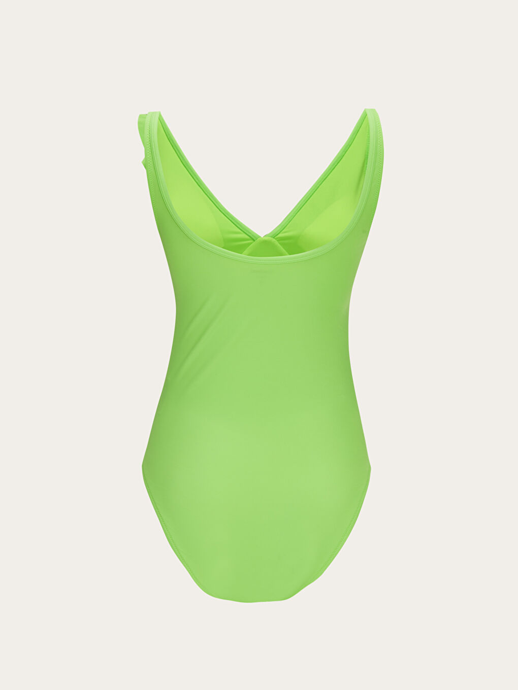 LCW DREAM V-Neck Women's Solid Filled Swimsuit -S2BE01Z8-K3M