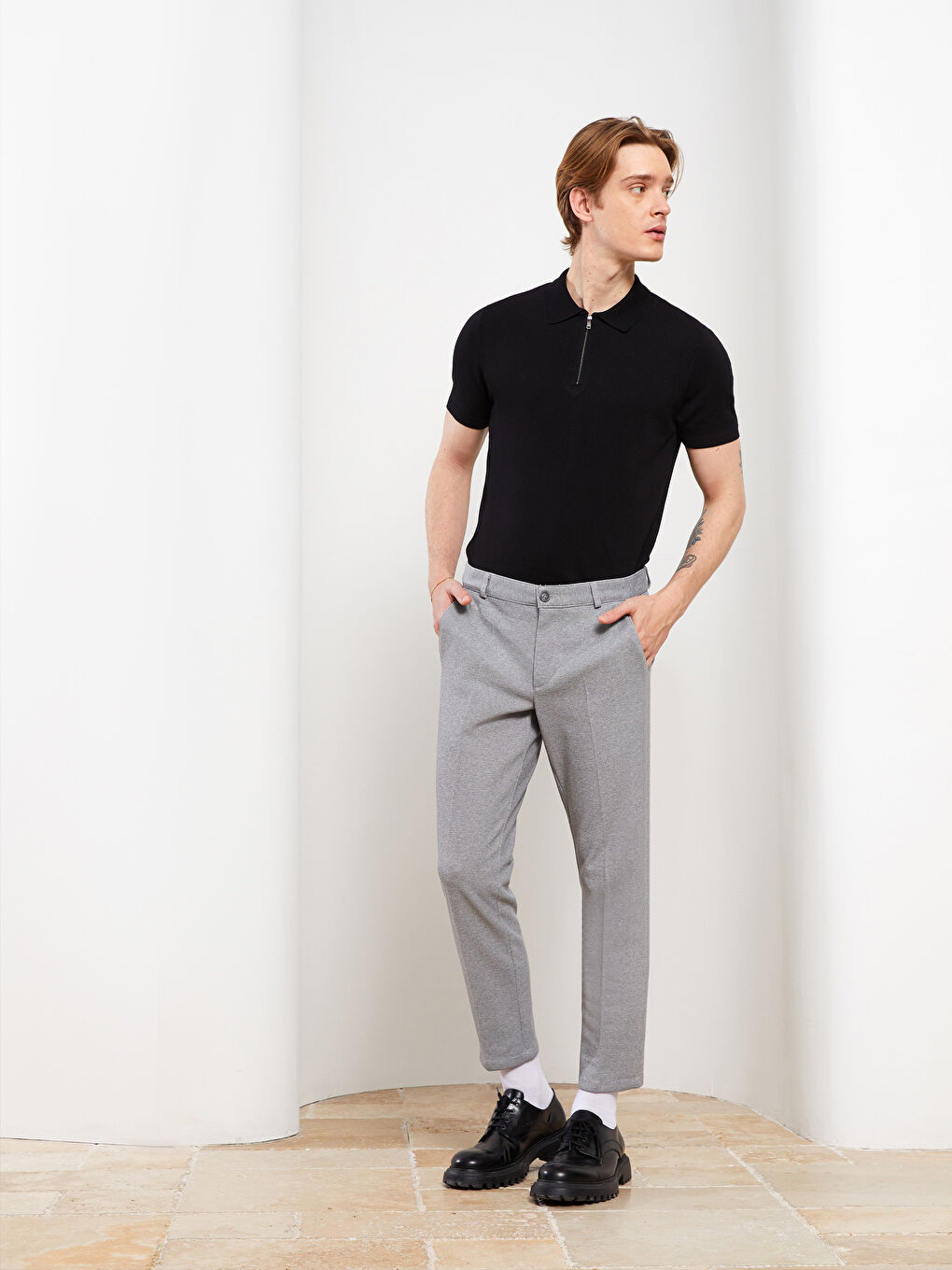 Pantaloni Slim Fit pentru Bărbați-2