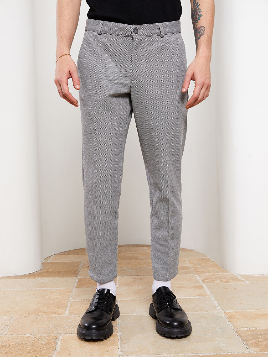 Pantaloni Slim Fit pentru Bărbați-4