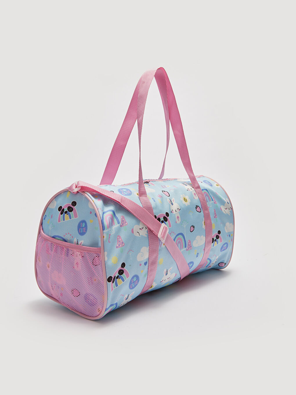 Sac de sport imprimé à bretelles réglables pour filles-1