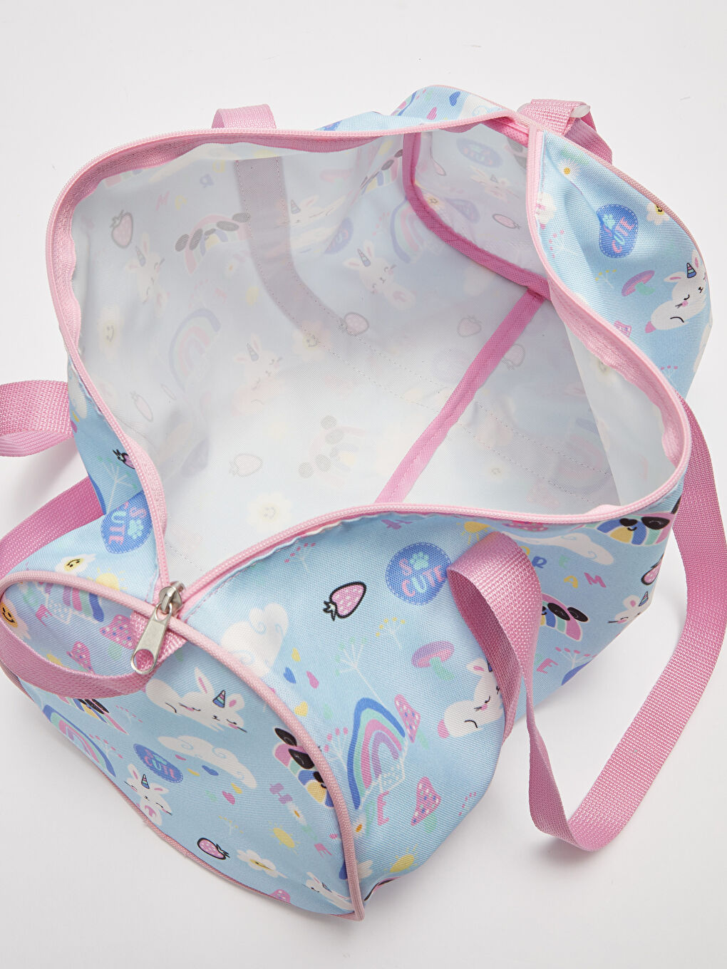 Sac de sport imprimé à bretelles réglables pour filles-2