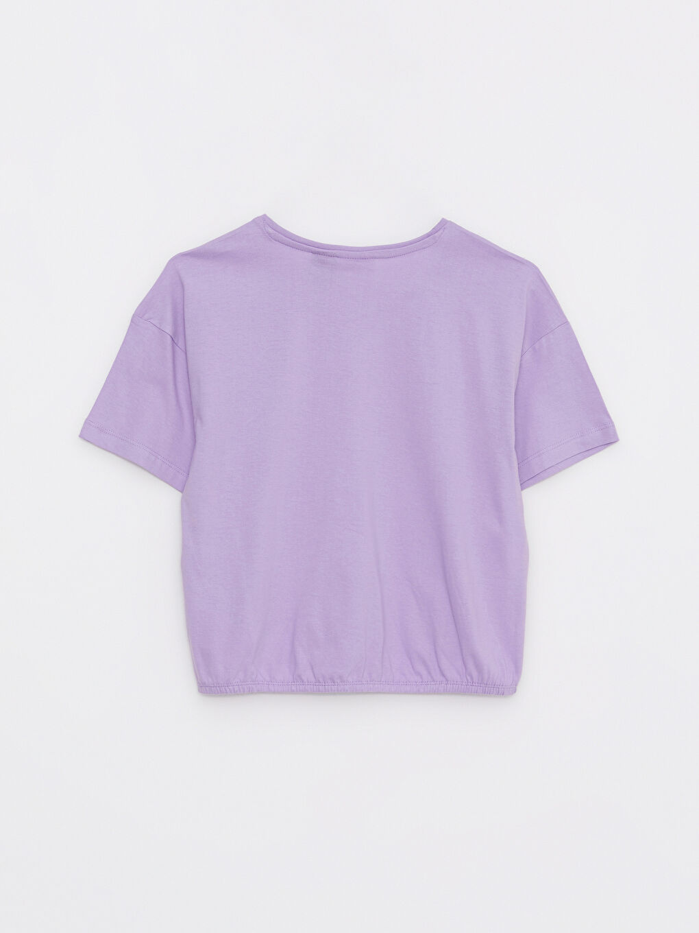 LCW Kids Crew Neck Elsa Printed Short Sleeve Girls' T-Shirt -S2BE40Z4-KYB