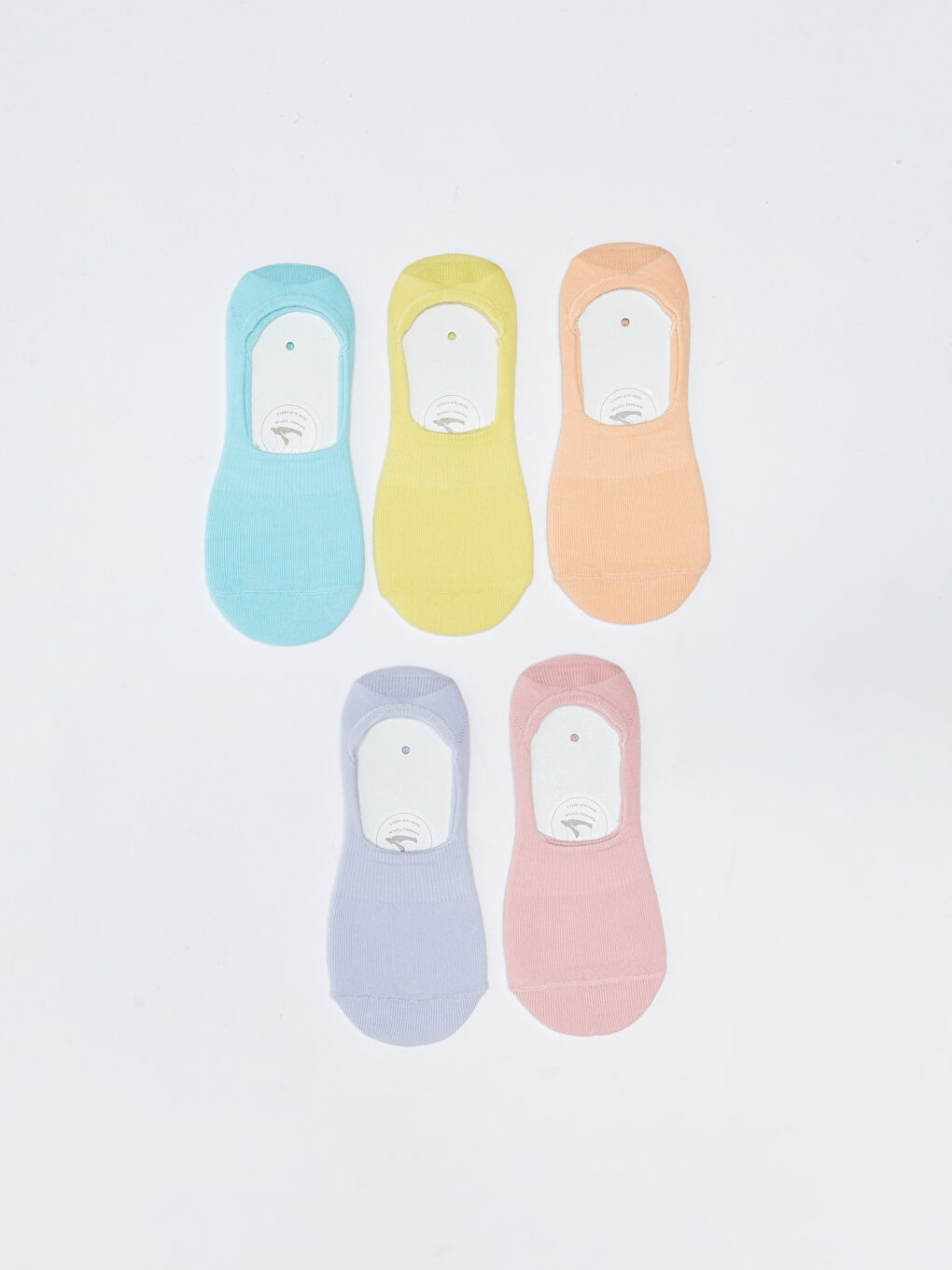 LCW DREAM Women's Plain Invisible Socks 5 Pack -S2BE49Z8-J1R