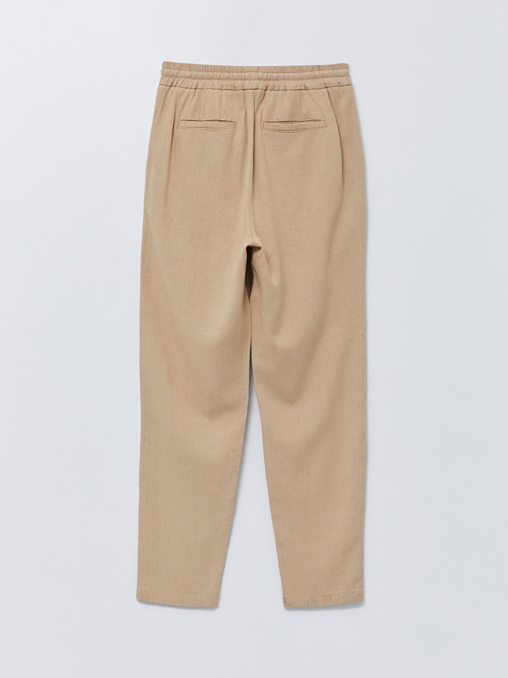 بنطلون رفيع للرجال بتفاصيل رباط على الوسط-6