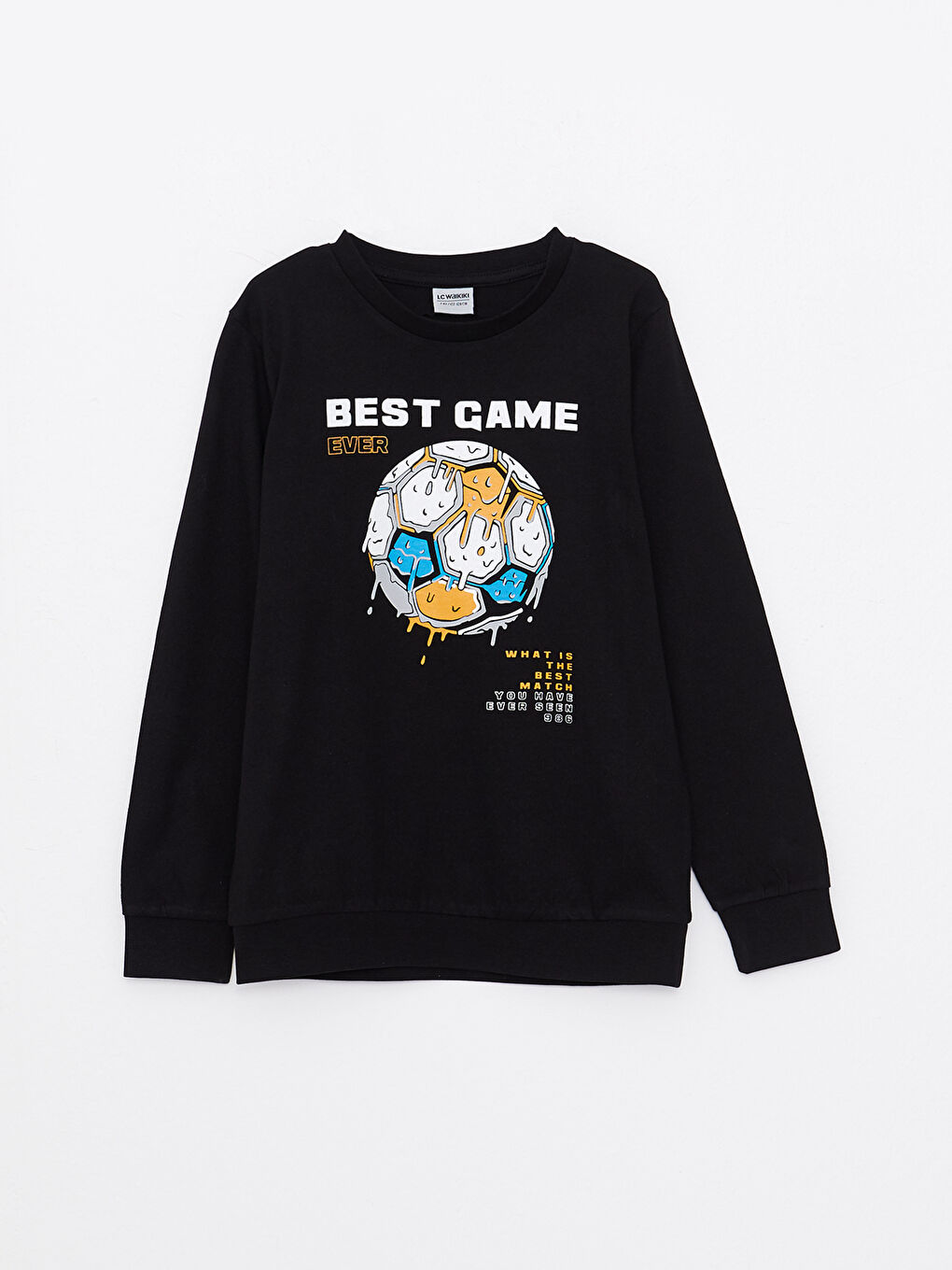 Crew Neck Printed Long Sleeve Boy Sweatshirt -S2BE56Z4-CVL
