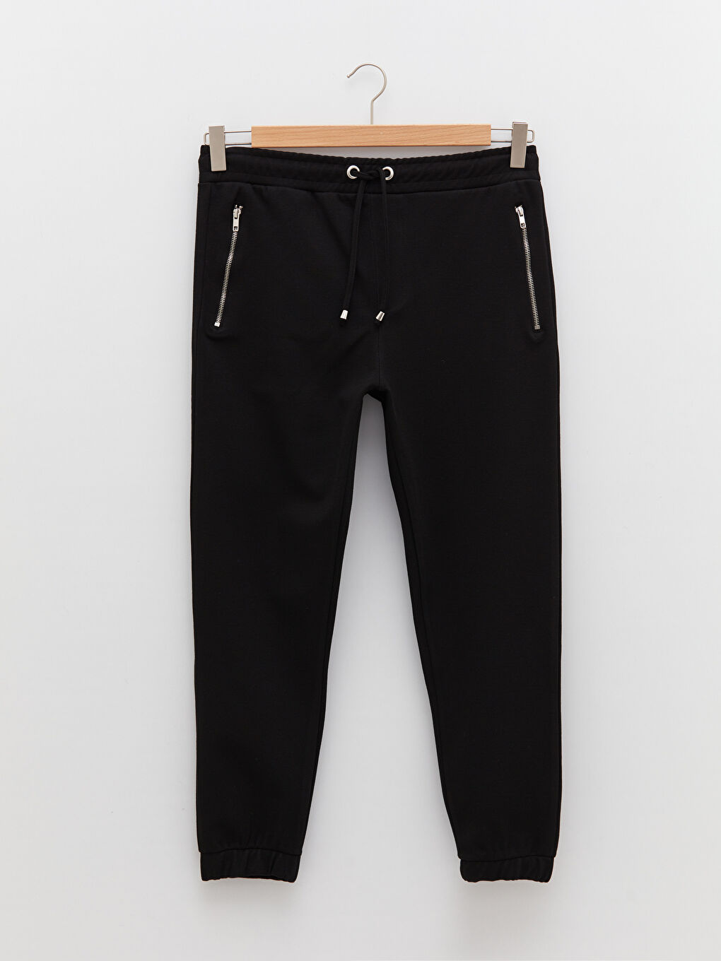 Siyah Slim Fit Erkek Eşofman Altı-5