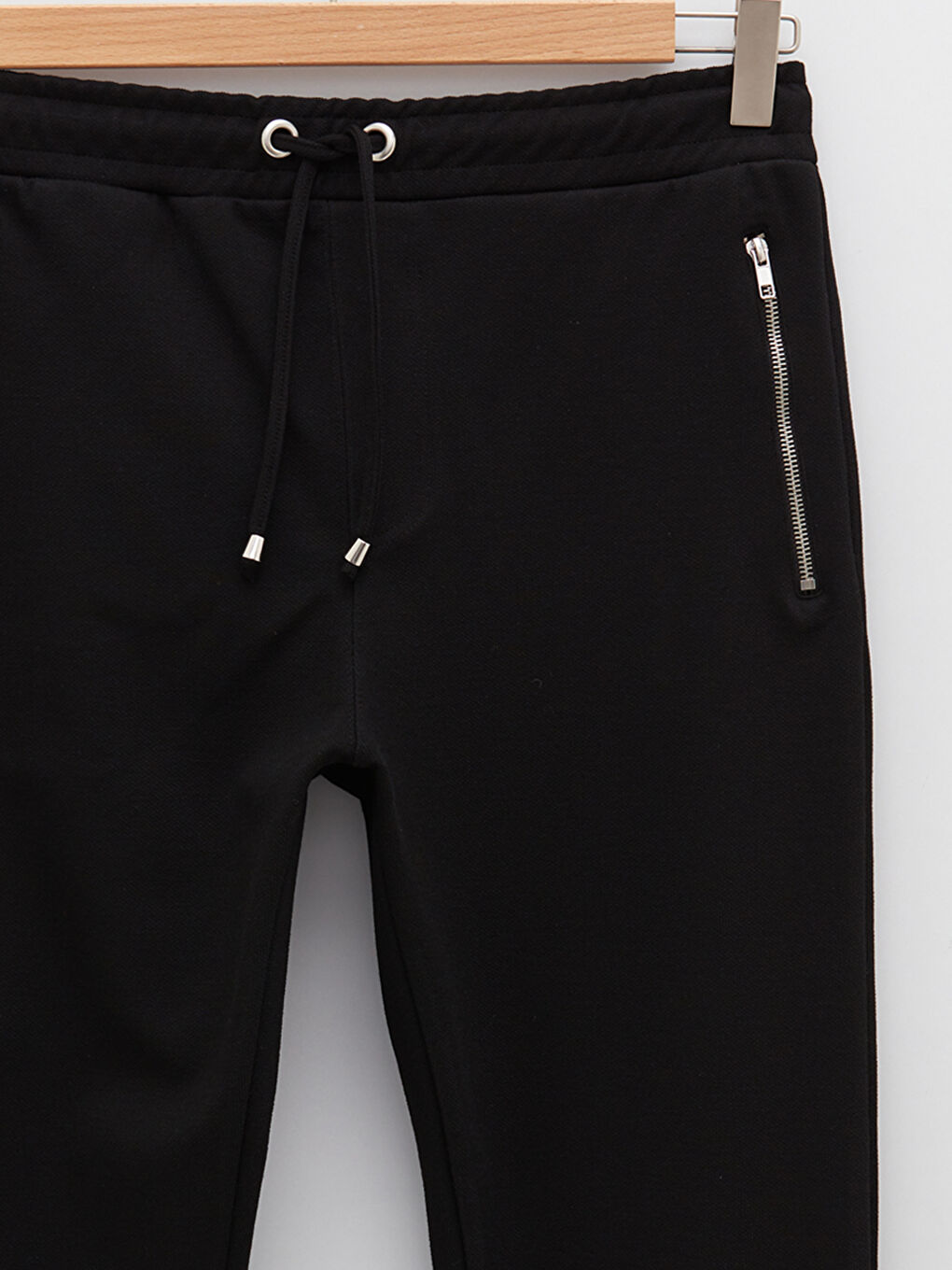 Siyah Slim Fit Erkek Eşofman Altı-7