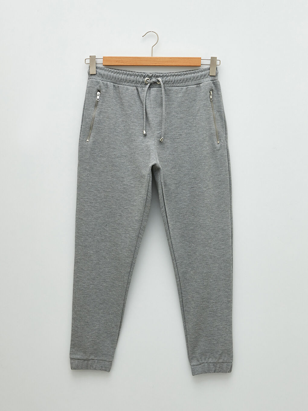 Gri Slim Fit Erkek Eşofman Altı-5