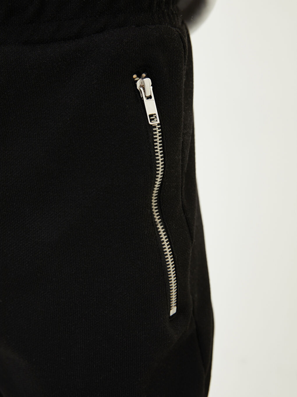 Siyah Slim Fit Erkek Eşofman Altı-2