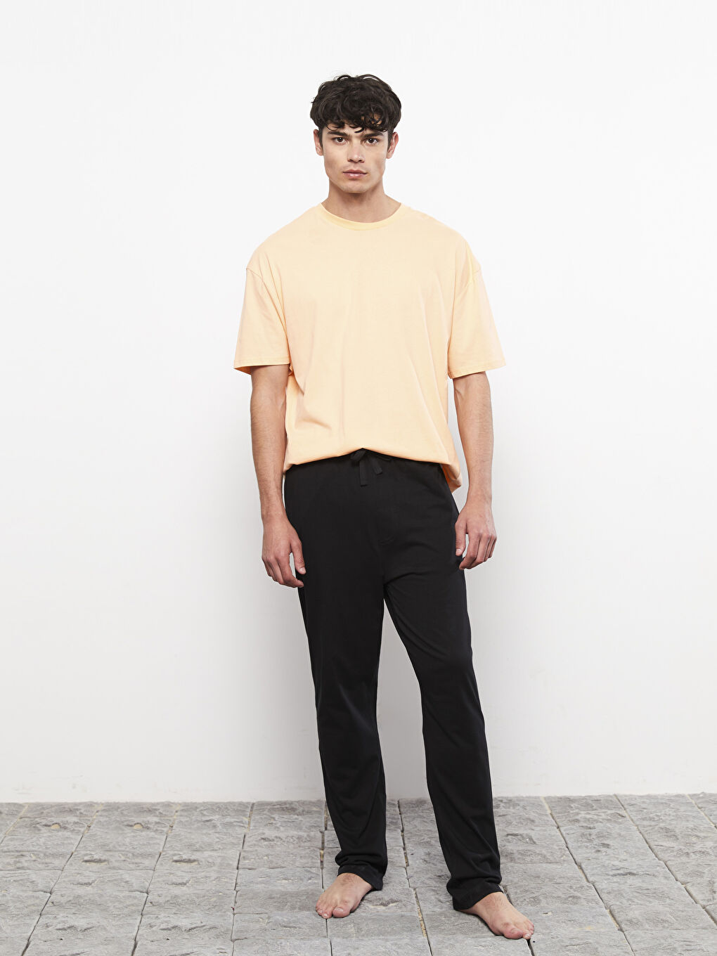 Чоловічі піжамні штани звичайного крою