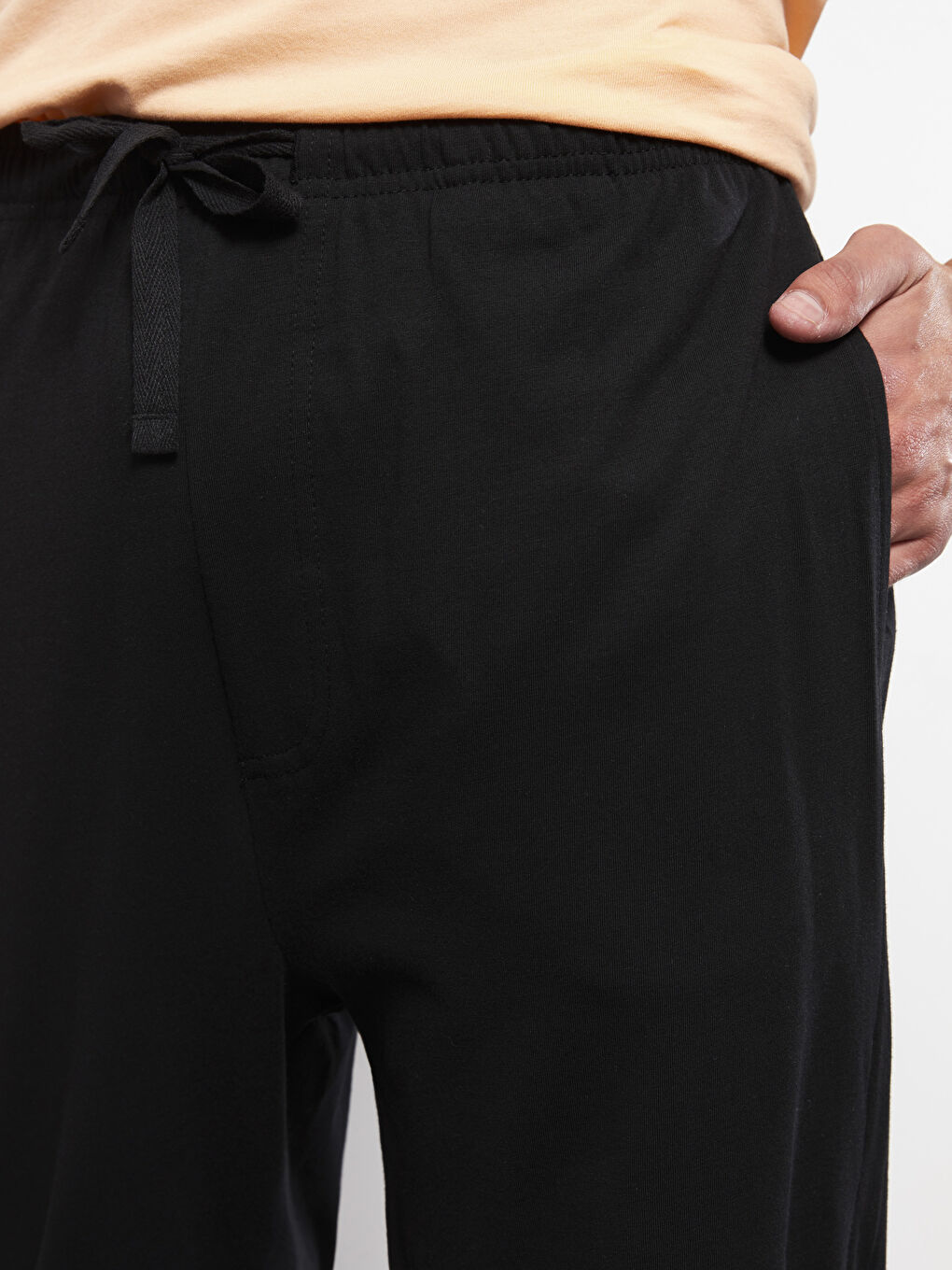 Чоловічі піжамні штани звичайного крою-3