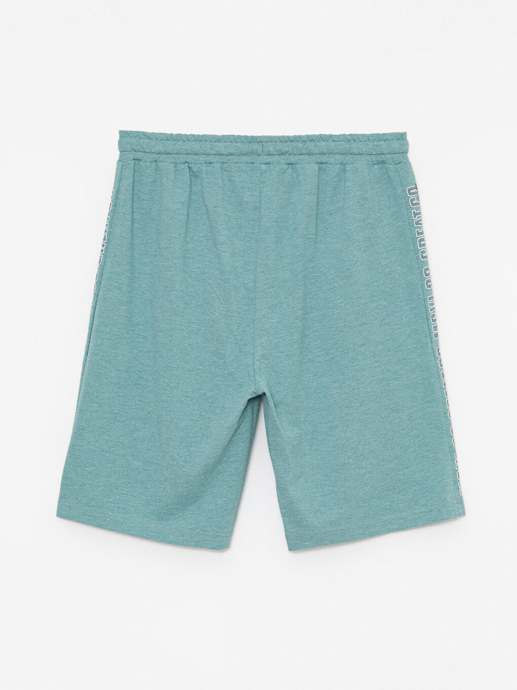 Yeşil Standart Kalıp Erkek Pijama Alt Şort-6