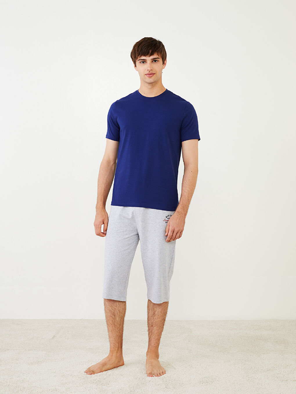LC WAIKIKI Standard Fit Men's Pyjama Bottom Shorts -S2BE77Z8-LAL