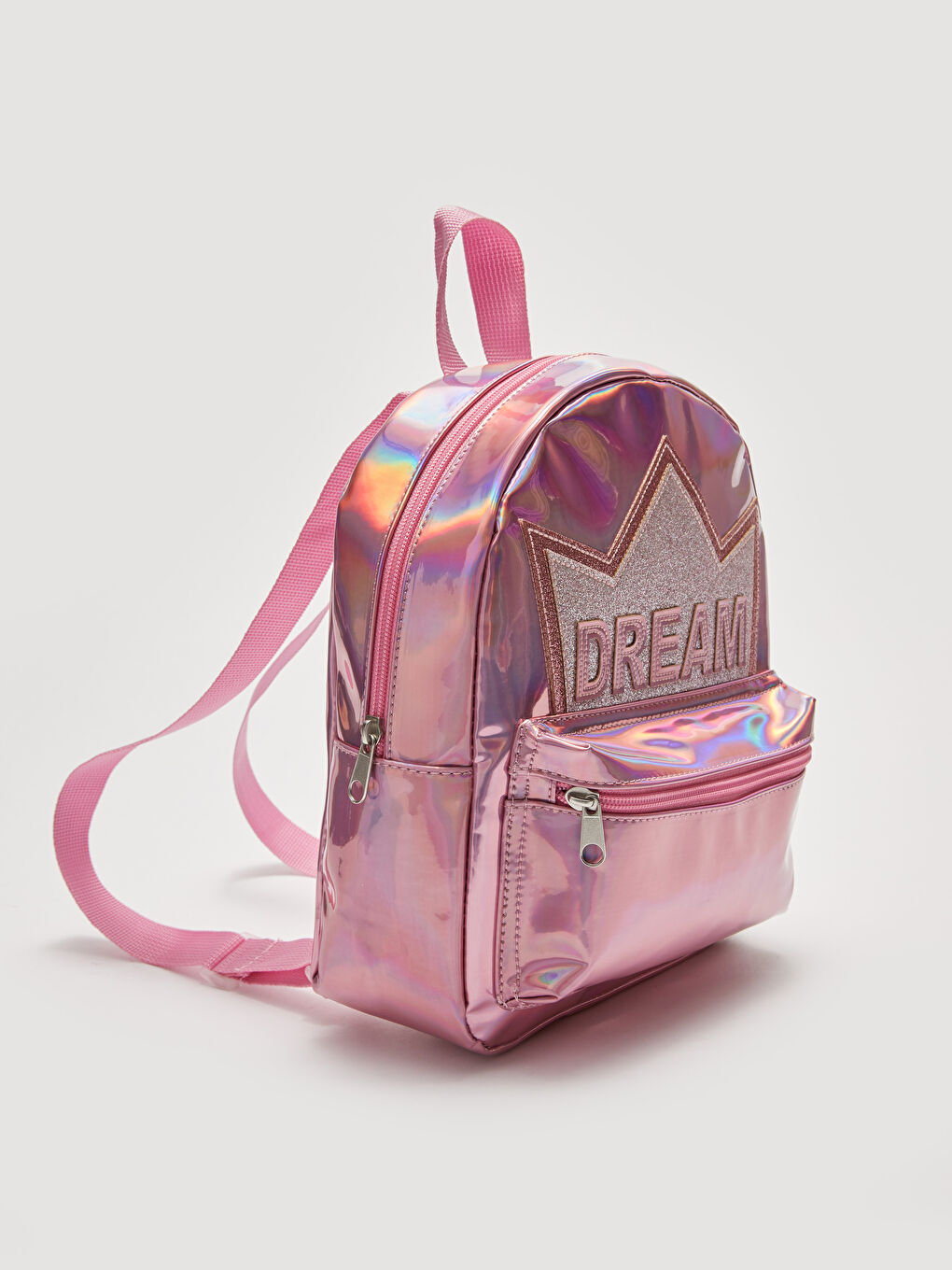 Hologram Printed Girl's Backpack -S2BE91Z4-CVR