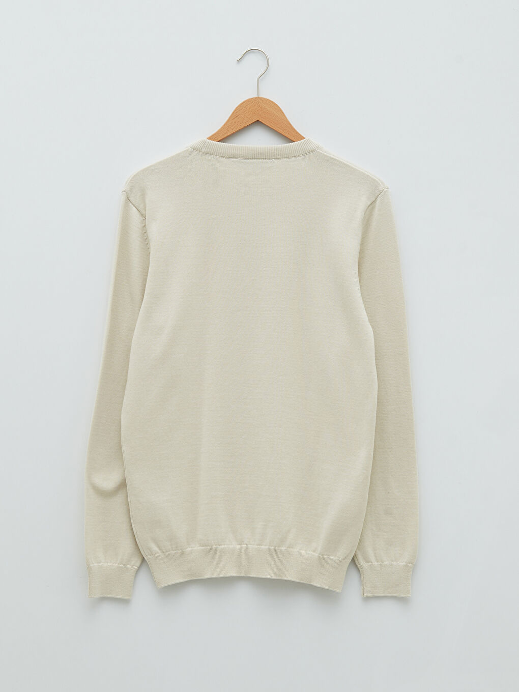 Crew Neck Long Sleeve Thin Men's Tricot Sweater -S2BF01Z8-HZZ