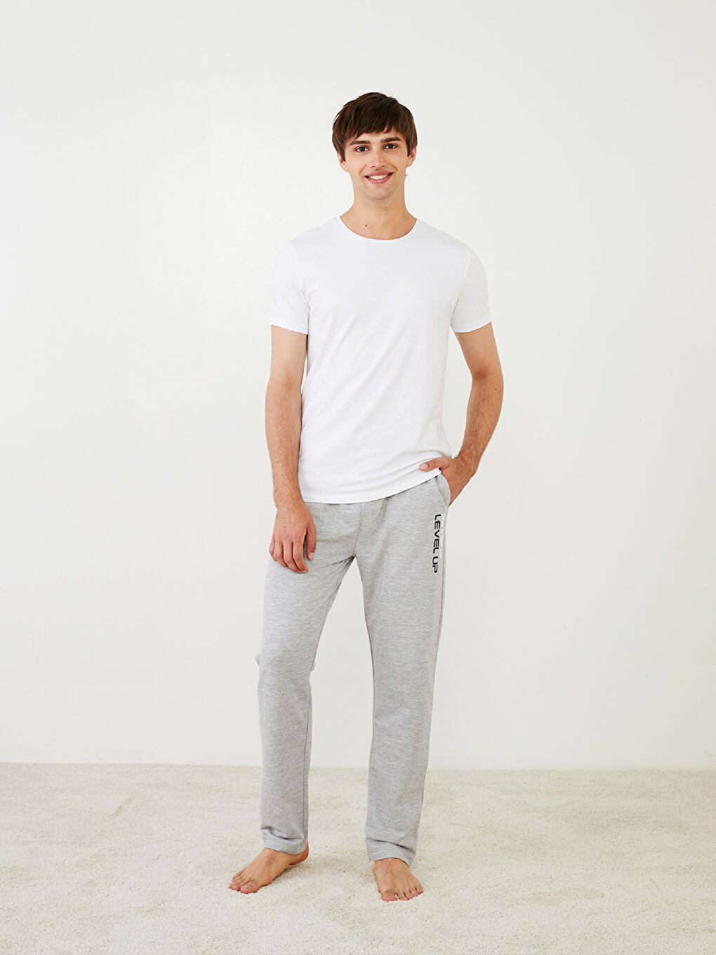 قيعان بيجامة مطبوعة عادي للرجال