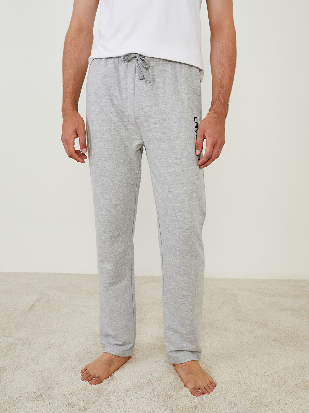 قيعان بيجامة مطبوعة عادي للرجال-3