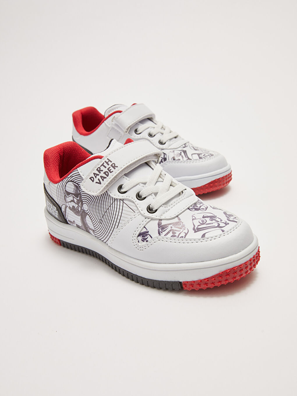 Baskets Garçon Star Wars Licenciées à Lacets et Velcro-2