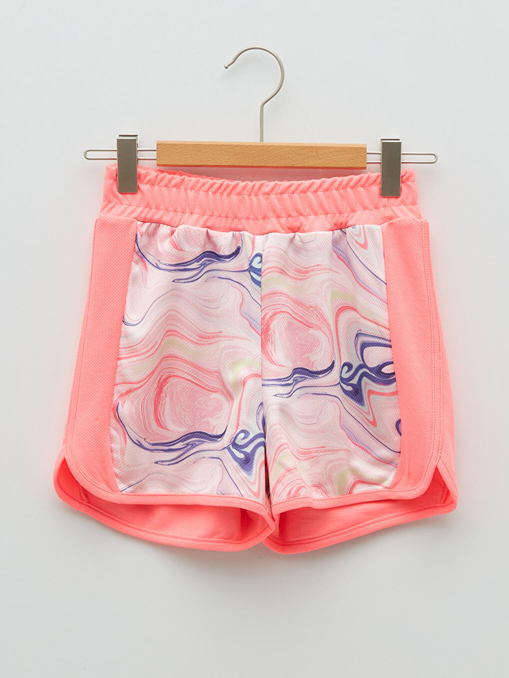 Elasticated Waist Printed Girls' Shorts -S2BF30Z4-M0T