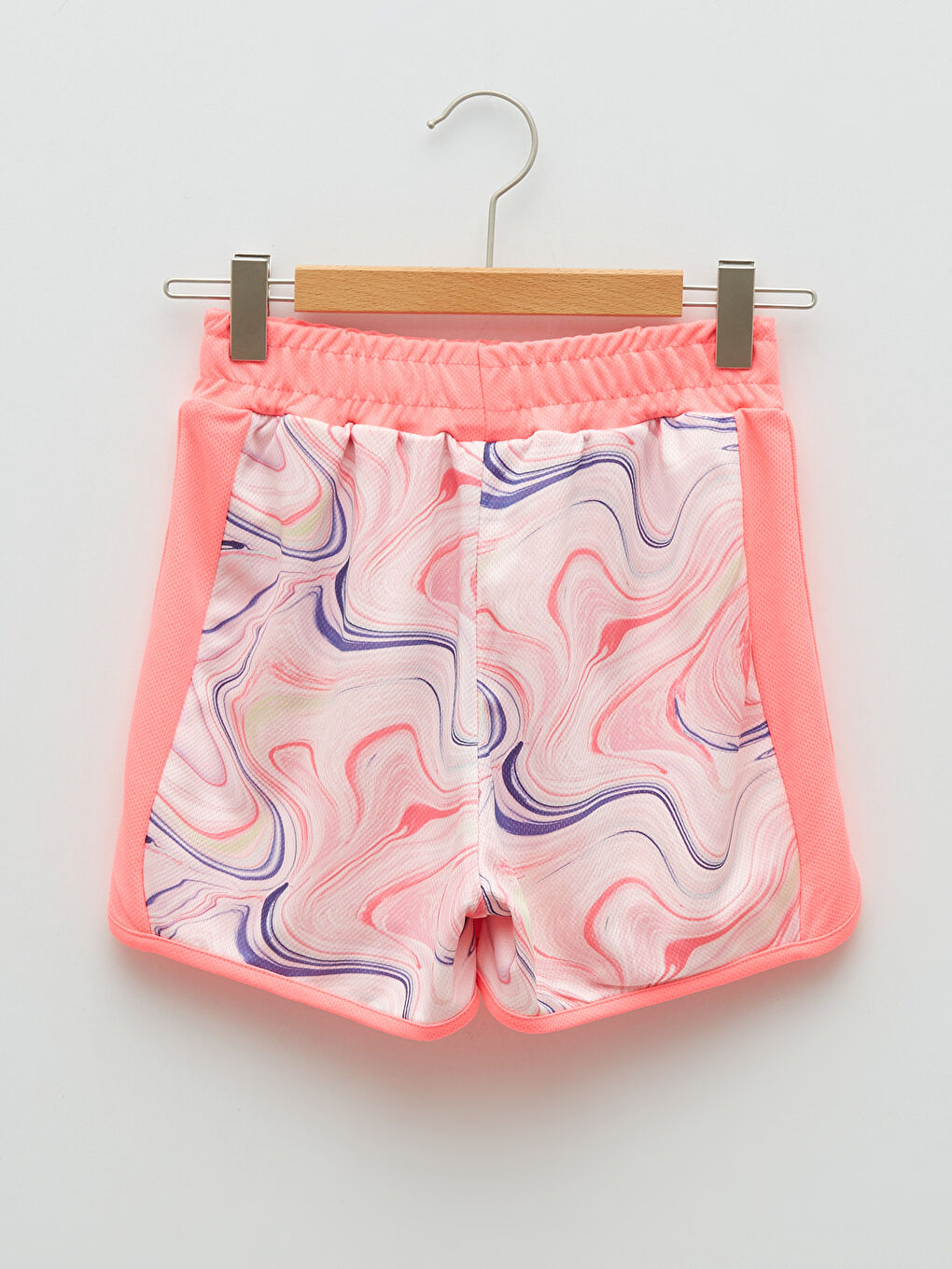 Elasticated Waist Printed Girls' Shorts -S2BF30Z4-M0T