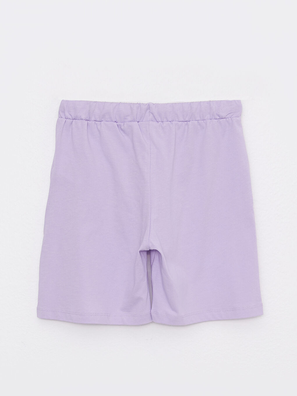 Basic Cotton Girls' Shorts With Elastic Waist -S2BF41Z4-G0W