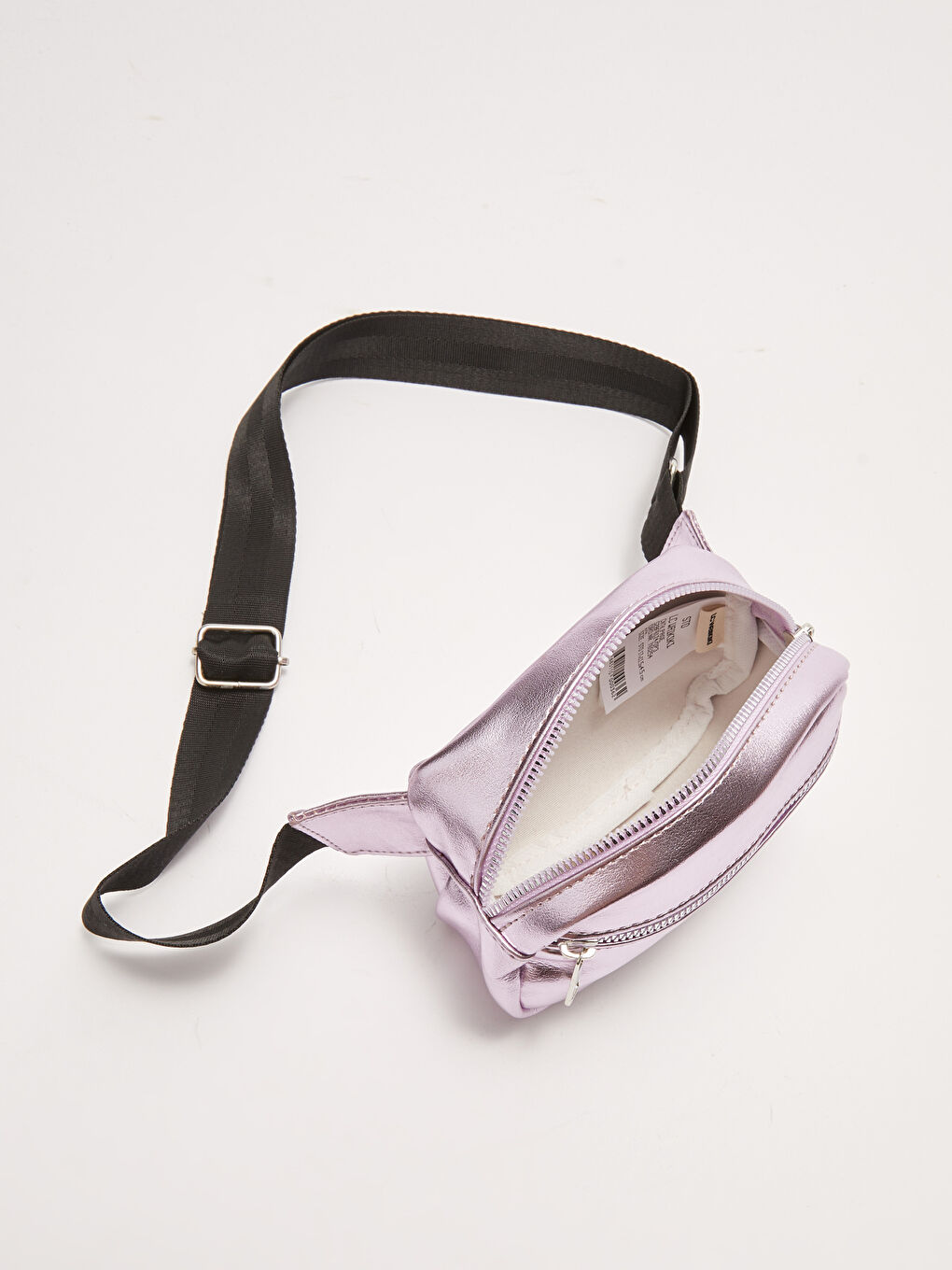 شنطة خصر بناتي شكلها لامع-3