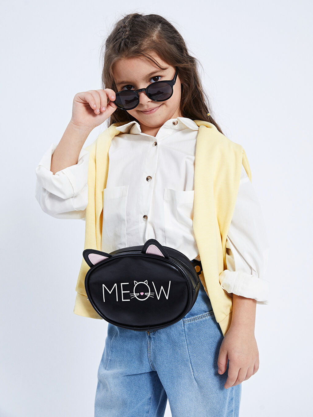 LCW ACCESSORIES Sac Banane Fille Motif Chat