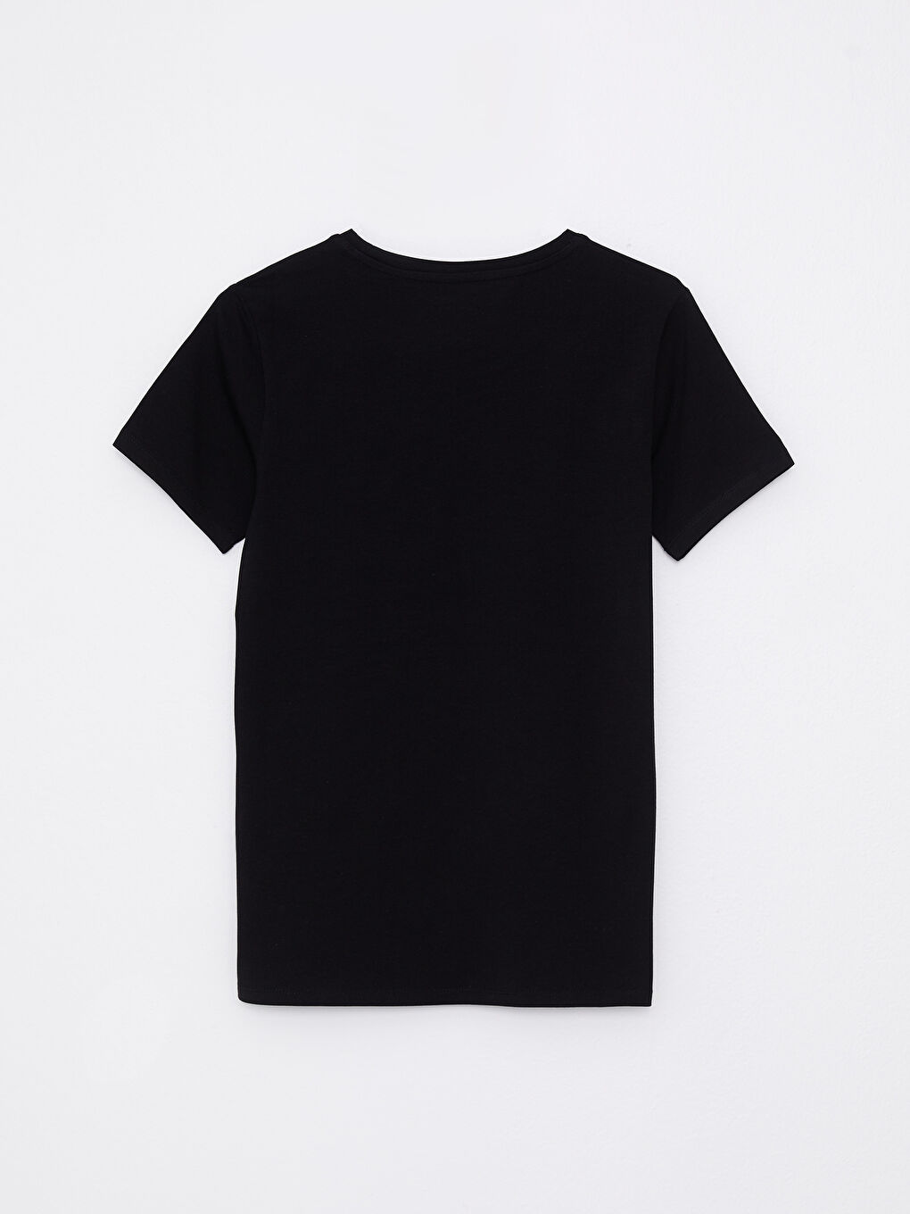 تيشيرت داخلي للرجال برقبة دائرية وأكمام قصيرة من القطن-1