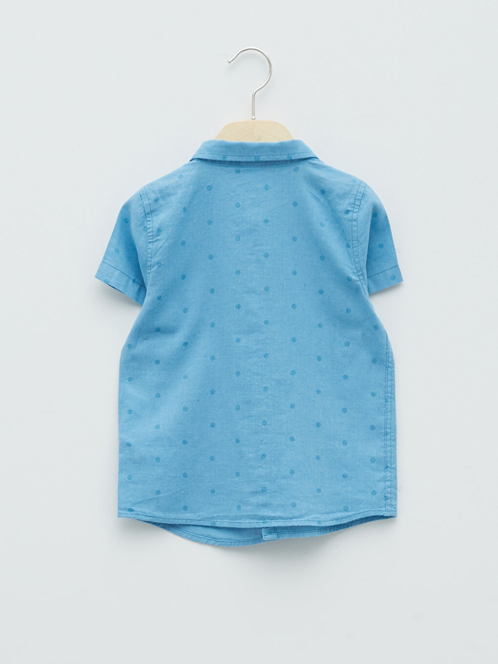 Short Sleeve Basic Baby Boys' Shirt-1