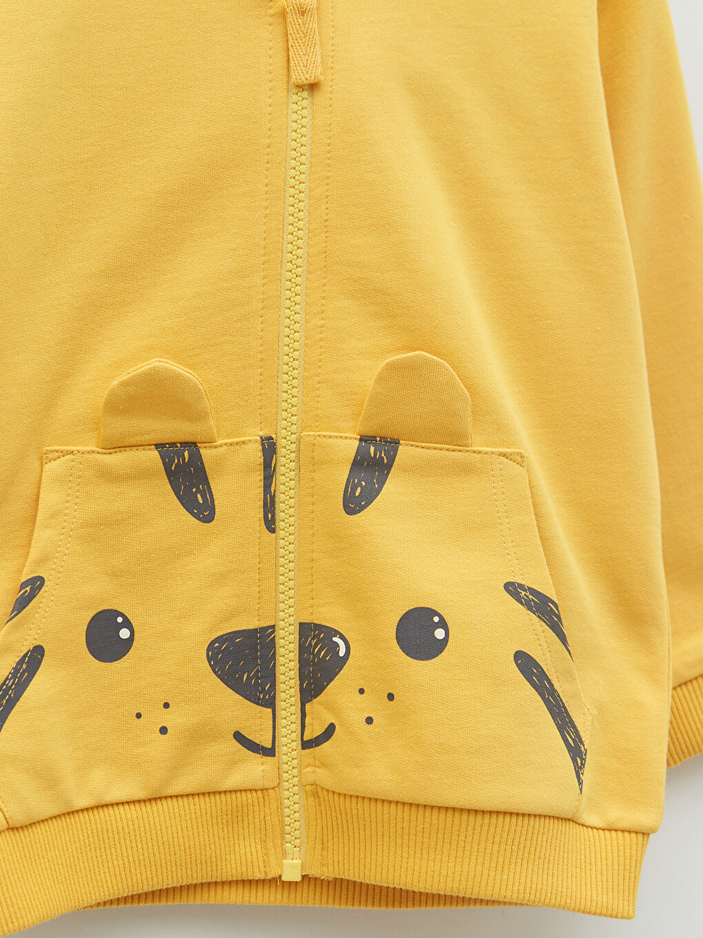 Sweatshirt Zippé à Capuche Manches Longues en Coton pour Garçon Bébé-2