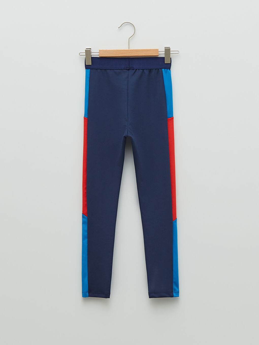 LCW Kids Elastic Waist Girl Long Tights with Color Block -S2BG31Z4-R40