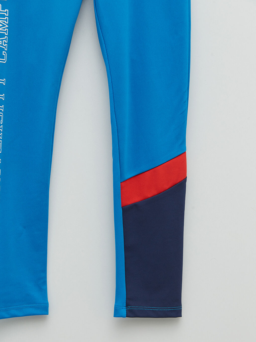 بنطلون ليجن طويل مطبوع بخصر مطاطي قطن للبنات-2